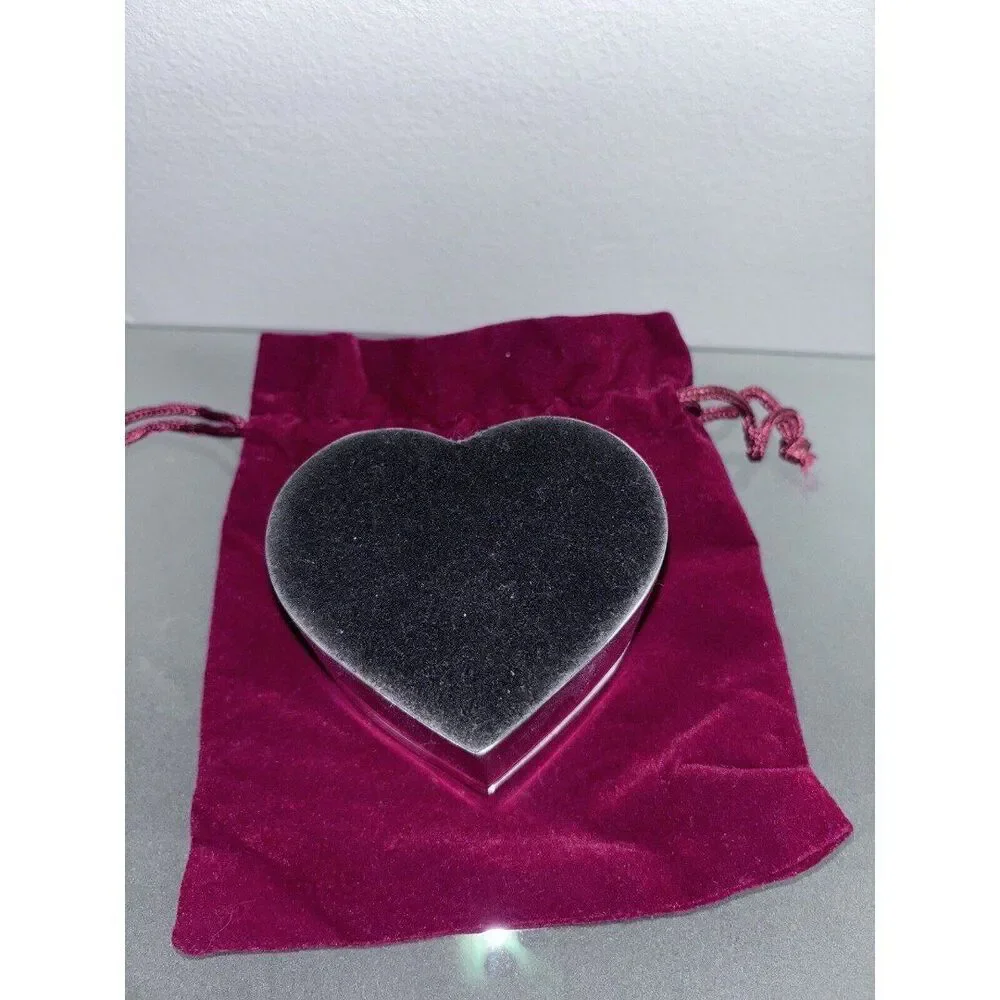 Pottery Barn Silver Plated Heart Box